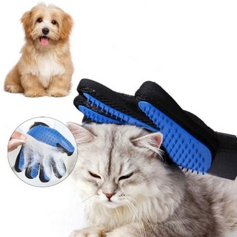 PawTouch™ – Luva Massageadora e Removedora de Pelos 3 em 1 para Pets